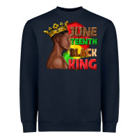 Navy juneteenth black king Heavyweight Sweatshirt - texasbilliewilder