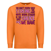 Carrot breast cancer we don't know how strong we are Premium Sweatshirt - MaliasSmallBusiness