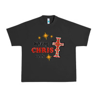 Pigment Black merry christmas cross Urban Heavy Tee - RanaPortraitStore