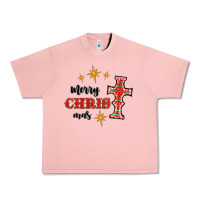 Salmon merry christmas cross Urban Heavy Tee - RanaPortraitStore