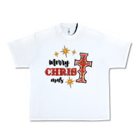 White merry christmas cross Urban Heavy Tee - RanaPortraitStore