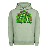Pigment Oil Green Saint Patricks Day Happy Go Lucky Rainbow Urban Hoodie - RanaPortraitStore