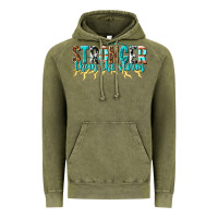 Vintage Olive stronger than the storm Vintage Hoodie - texasbilliewilder