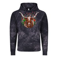 Cloud Black christmas  texas longhorn Vintage Hoodie - JahusDesignShop