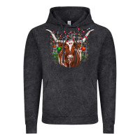 Vintage Black christmas  texas longhorn Vintage Hoodie - JahusDesignShop