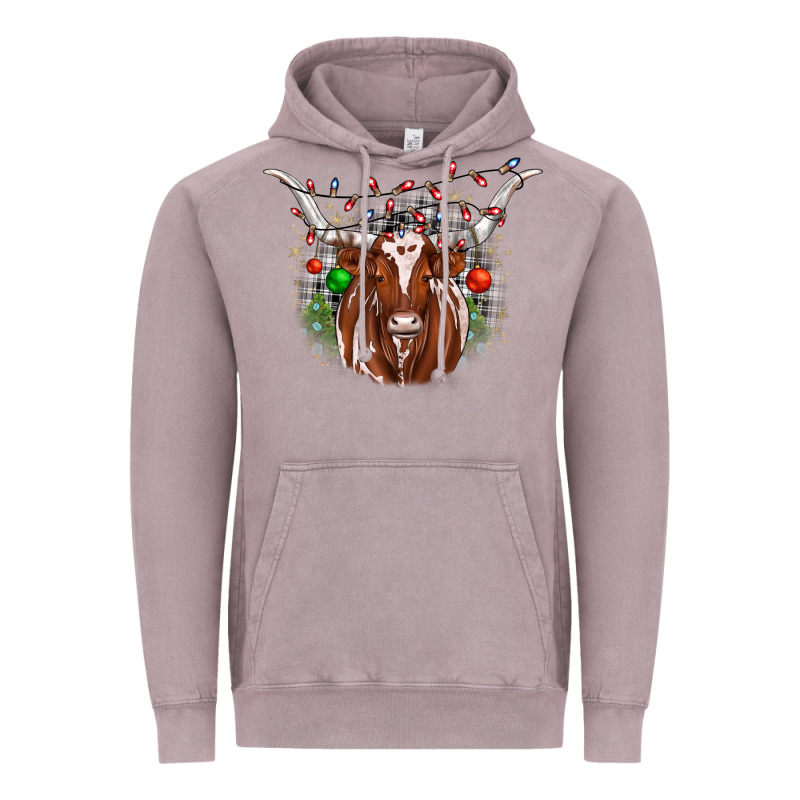 Christmas  Texas Longhorn Vintage Hoodie by JahusDesignShop | Teevron