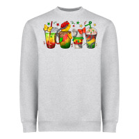 Heather Grey juneteenth coffee cups Heavyweight Sweatshirt - texasbilliewilder
