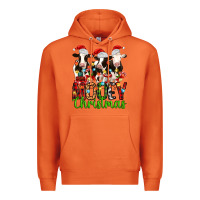Carrot christmas three cows mooey christmas Premium Hoodie - MaliasSmallBusiness