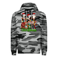 Slate Camo christmas three cows mooey christmas Premium Hoodie - MaliasSmallBusiness