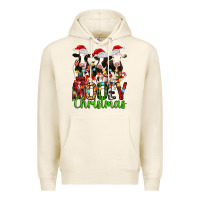 Tofu christmas three cows mooey christmas Premium Hoodie - MaliasSmallBusiness