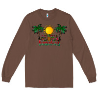 Chestnut aloha beaches Long Sleeve Tee - CowhideDigitalArt