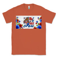 Copper floral 4th of july crew license plate Classic Tee - HRA Design Shop