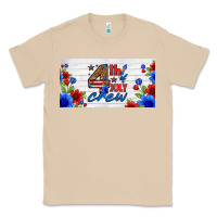 Mushroom floral 4th of july crew license plate Classic Tee - HRA Design Shop