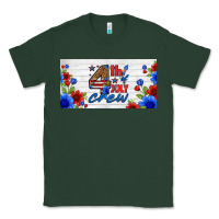 Sports Green floral 4th of july crew license plate Classic Tee - HRA Design Shop