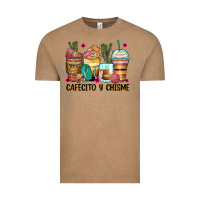 Vintage Coffee cafecito y chisme coffee cups Vintage Tee - Zillion Design Studio