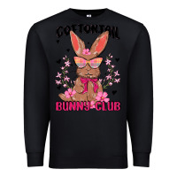 Black cottontail bunny club Premium Sweatshirt - MaliasSmallBusiness