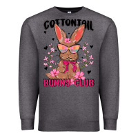 Charcoal Heather cottontail bunny club Premium Sweatshirt - MaliasSmallBusiness