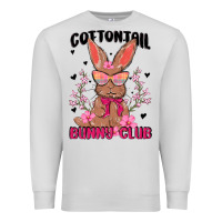 Dove Grey cottontail bunny club Premium Sweatshirt - MaliasSmallBusiness