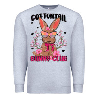 Heather Grey cottontail bunny club Premium Sweatshirt - MaliasSmallBusiness