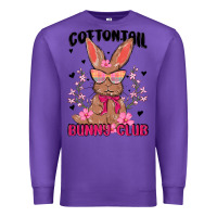 Purple cottontail bunny club Premium Sweatshirt - MaliasSmallBusiness