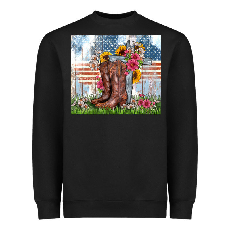 Christian Western Heavyweight Sweatshirt by Zillion Design Studio | Teevron