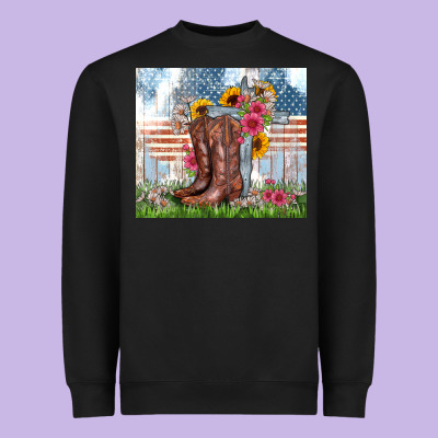 Christian Western Heavyweight Sweatshirt Designed By Zillion Design Studio