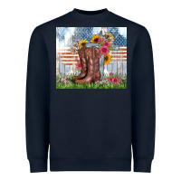 Navy christian western Heavyweight Sweatshirt - Zillion Design Studio