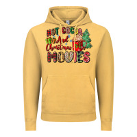 Vintage Mustard hot cocoa and christmas movies Vintage Hoodie - Zillion Design Studio
