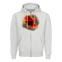 Dove Grey christmas patch Zipper Hoodie - JahusDesignShop