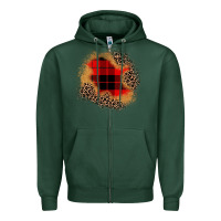 Sports Green christmas patch Zipper Hoodie - JahusDesignShop