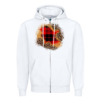 White christmas patch Zipper Hoodie - JahusDesignShop