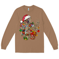 Toasted Coconut Christmas lights and skeleton Long Sleeve Tee - FaDigitalArtStudio