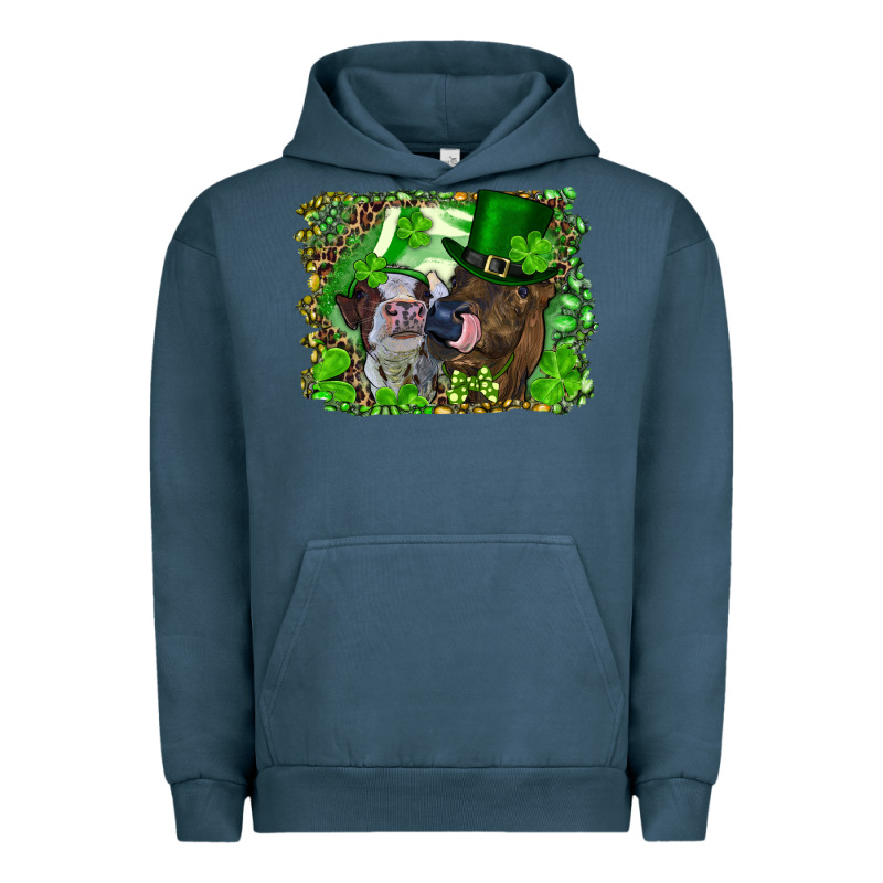 St. Patrick's Day Heifers Urban Hoodie by RanaPortraitStore | Teevron