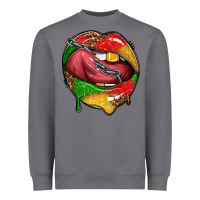 Storm juneteenth day lips Heavyweight Sweatshirt - texasbilliewilder