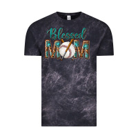 Cloud Black western blessed mom with baseball Vintage Tee - texasbilliewilder