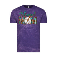 Cloud Purple western blessed mom with baseball Vintage Tee - texasbilliewilder