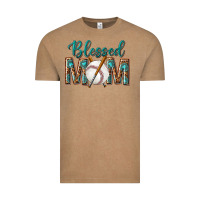 Vintage Coffee western blessed mom with baseball Vintage Tee - texasbilliewilder