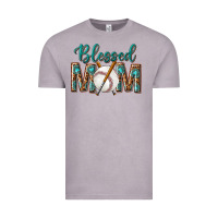 Vintage Zinc western blessed mom with baseball Vintage Tee - texasbilliewilder