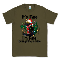 Army Green It's Fine I'am Fine Everything Is Fine Classic Tee - FaDigitalArtStudio