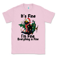 Bubblegum Pink It's Fine I'am Fine Everything Is Fine Classic Tee - FaDigitalArtStudio