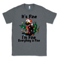 Charcoal Heather It's Fine I'am Fine Everything Is Fine Classic Tee - FaDigitalArtStudio