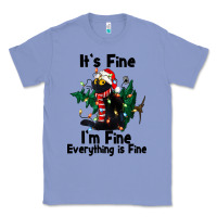 Colony Blue It's Fine I'am Fine Everything Is Fine Classic Tee - FaDigitalArtStudio