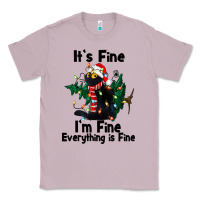 Lilac It's Fine I'am Fine Everything Is Fine Classic Tee - FaDigitalArtStudio