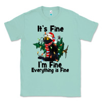Seafoam It's Fine I'am Fine Everything Is Fine Classic Tee - FaDigitalArtStudio