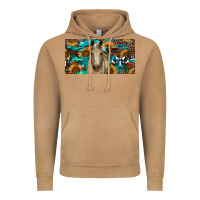 Vintage Camel Horse With Sunflowers Aztec And Cowhide Vintage Hoodie - RanaPortraitStore