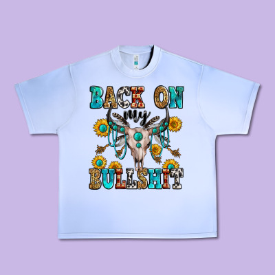 Back On My Bullshit Urban Heavy Tee Designed By Zillion Design Studio