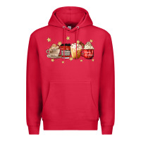 Cardinal christmas coffee Premium Hoodie - MaliasSmallBusiness