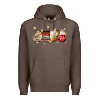 Coffee christmas coffee Premium Hoodie - MaliasSmallBusiness