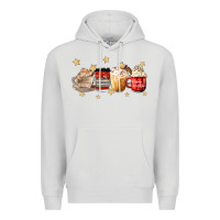 Dove Grey christmas coffee Premium Hoodie - MaliasSmallBusiness
