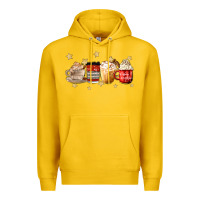 Lemon christmas coffee Premium Hoodie - MaliasSmallBusiness